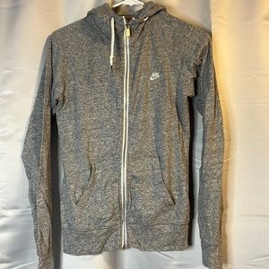 size small nike grey zip up